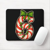 Lustiges Sechs Sieben 6 7 Meme Design Weihnachten  Mousepad (Mit Mouse)