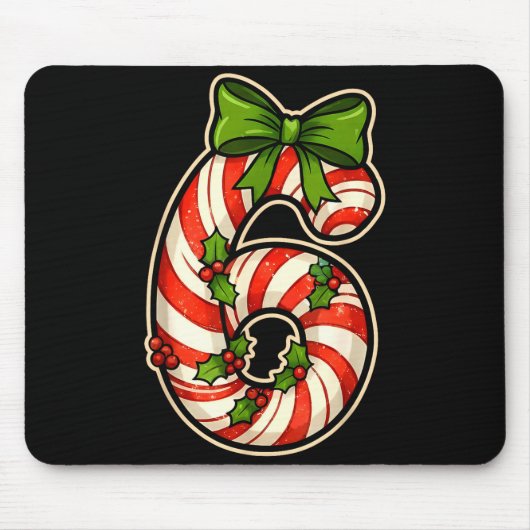 Lustiges Sechs Sieben 6 7 Meme Design Weihnachten  Mousepad (Vorne)