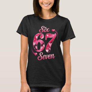 Lustiges Sechs Sieben 6 7 Meme für Männer Frauen K T-Shirt
