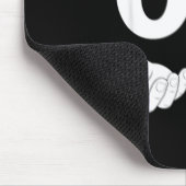 Lustiges Sechs Sieben 6 7 Meme Gen Alpha Slang 67 Mousepad (Ecke)