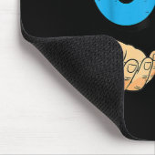 Lustiges Sechs Sieben 6 7 Meme Gen Alpha Slang 67  Mousepad (Ecke)