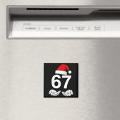Lustiges Sechs Sieben 6 7 Meme Gen Alpha Slang Wei Magnet (In Situ (Geschirrspüler))