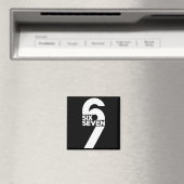 Lustiges Sechs Sieben 6 7 Meme-Spruch Gen Alpha-Sl Magnet (In Situ (Geschirrspüler))