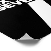 Lustiges Sechs Sieben 6 7 Meme-Spruch Gen Alpha-Sl Poster (Ecke)