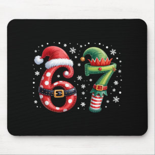 Lustiges Sechs Sieben 6 7 Meme Weihnachten Humor S Mousepad