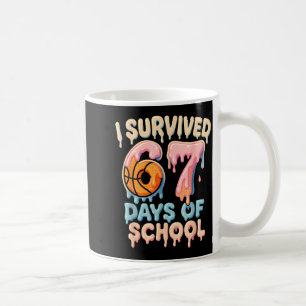 Lustiges Sechs Sieben 6 7 Meme Z Gen Ich überlebte Kaffeetasse