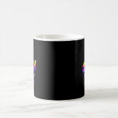 Lustiges Sechs Sieben Design Grafik 67 6 7 Meme Hä Kaffeetasse (Mittel)