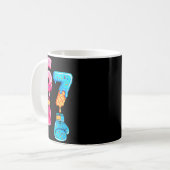 Lustiges Sechs Sieben Meme Eiscreme Tropfen 67 Box Kaffeetasse (Vorderseite Links)