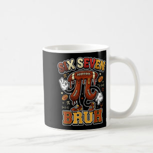 Lustiges sechs sieben Meme Fußball Tag 3.14 Mathe  Kaffeetasse