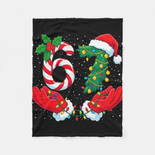 Lustiges Sechs Sieben Meme Weihnachten 67 Xmas Män Fleecedecke