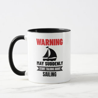 Lustiges Segelgeschenk für Segler Boot Kapitän Tasse
