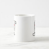 Lustiges Sein ein Buchhalter ist wie das Fahren Kaffeetasse (Mittel)