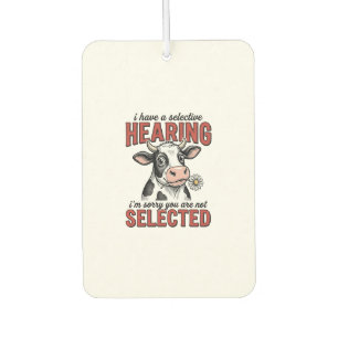 Lustiges selektives Hörkuh-Vintage-Shirt-Design_1 Autolufterfrischer