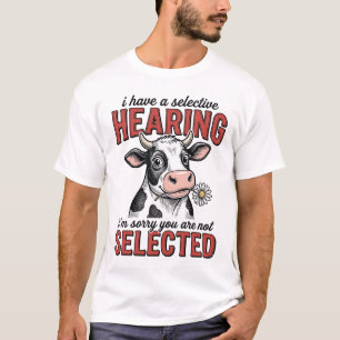 Lustiges selektives Hörkuh-Vintage-Shirt-Design_1 T-Shirt
