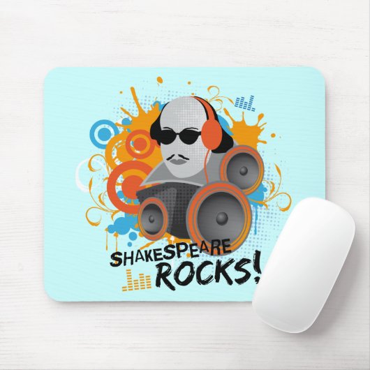 Lustiges Shakespeare-Slogan-Geschenk "Shakespeare Mousepad (Mit Mouse)