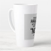 Lustiges Shakespeare-Zitat Milchtasse (Linke Ecke)