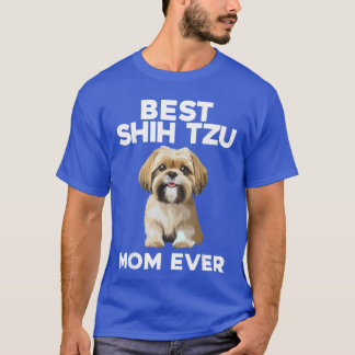 Lustiges Shihzu-Mutter-Design für Frauen Mädchen H T-Shirt