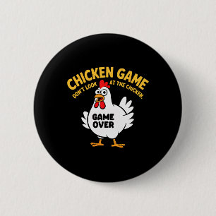 Lustiges Shirt Hühner Spiel Schau nicht auf das Hu Button