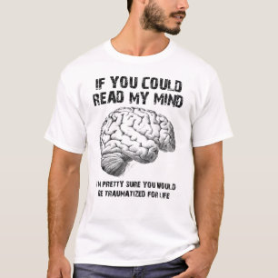 Lustiges Shirt 'Read My Mind'