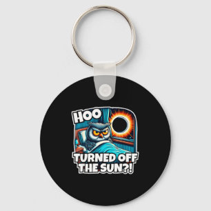 Lustiges Shirt Totale Sonnenfinsternis Hoo Umgedre Schlüsselanhänger