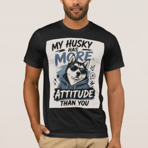 Lustiges Sibirisches Husky-Hundefreund-Zitat-T-Shi T-Shirt