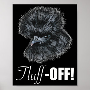 Lustiges Silkie-Huhn-Geschenk-T-Shirt für Ntam H Poster