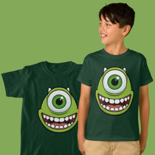 Lustiges Single-Eye-Grünes-Monster-Kinder-T-Shirt T-Shirt