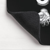 Lustiges Six Seven 67 Meme Gen Alpha Slang Hände Mousepad (Ecke)