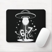 Lustiges Six Seven 67 Meme Internet Meme Ufo Gen A Mousepad (Mit Mouse)