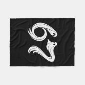 Lustiges Six Seven 6 7 Meme 67 Design Geist Hallow Fleecedecke (Vorderseite (Horizontal))