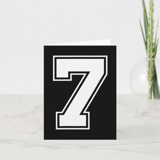 Lustiges Six Seven 6 7 Meme Design  Karte (Vorderseite)