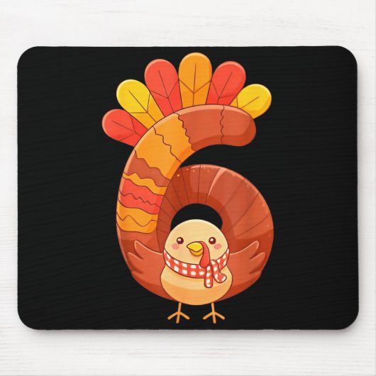 Lustiges Six Seven 6 7 Meme Design Paare Erntedank Mousepad (Vorne)