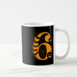 Lustiges Six Seven 6 7 Meme Design Paare Halloween Kaffeetasse
