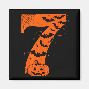 Lustiges Six Seven 6 7 Meme Design Paare Halloween Magnet