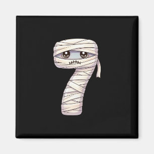 Lustiges Six Seven 6 7 Meme Design Paare Halloween Magnet