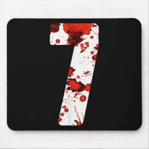 Lustiges Six Seven 6 7 Meme Design Paare Halloween Mousepad