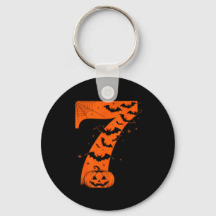 Lustiges Six Seven 6 7 Meme Design Paare Halloween Schlüsselanhänger
