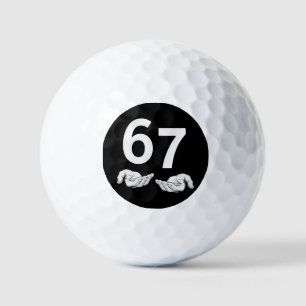 Lustiges Six Seven 6 7 Meme Gen Alpha Slang 6 7 Hä Golfball