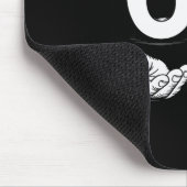 Lustiges Six Seven 6 7 Meme Gen Alpha Slang 6 7 Hä Mousepad (Ecke)