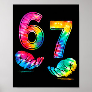 Lustiges Six Seven 6 7 Meme Gen Alpha Slang 6 7 Hä Poster