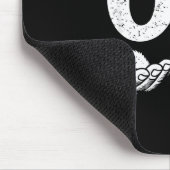 Lustiges Six Seven 6 7 Meme Gen Alpha Slang 6 7 Me Mousepad (Ecke)