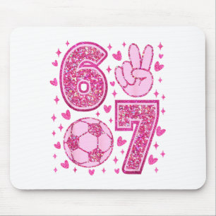 Lustiges Six Seven Fußball Valentinstag Männer Fra Mousepad