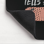 Lustiges Skate-Design mit Distressed-Look, cooles Mousepad (Ecke)