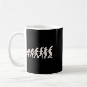Lustiges Skateboarding-Evolutionsdesign für Skateb Kaffeetasse (Links)