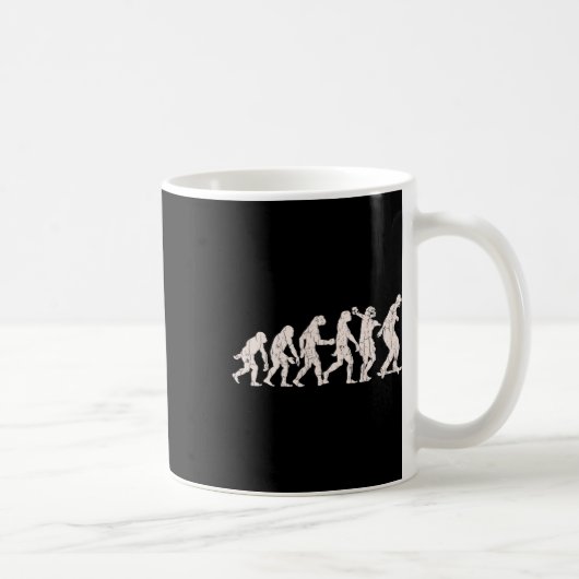 Lustiges Skateboarding-Evolutionsdesign für Skateb Kaffeetasse (Rechts)