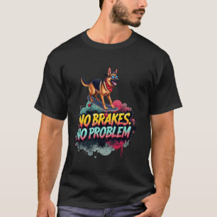 Lustiges Skateboarding für Besitzer von Deutschen T-Shirt