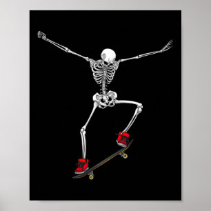 Lustiges Skateboarding für Männer Frauen Skateboar Poster