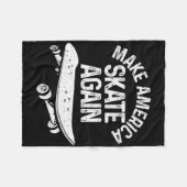 Lustiges Skateboarding-Geschenk Männer Frauen Cool Fleecedecke (Vorderseite (Horizontal))