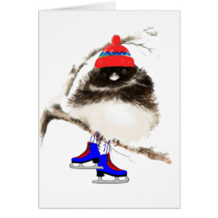 Lustiges Skaten-Küken, niedlicher Sport-Vogel