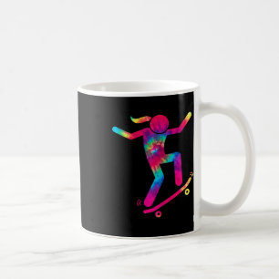 Lustiges Skater-Mädchen, ich liebe Skateboardfahre Kaffeetasse